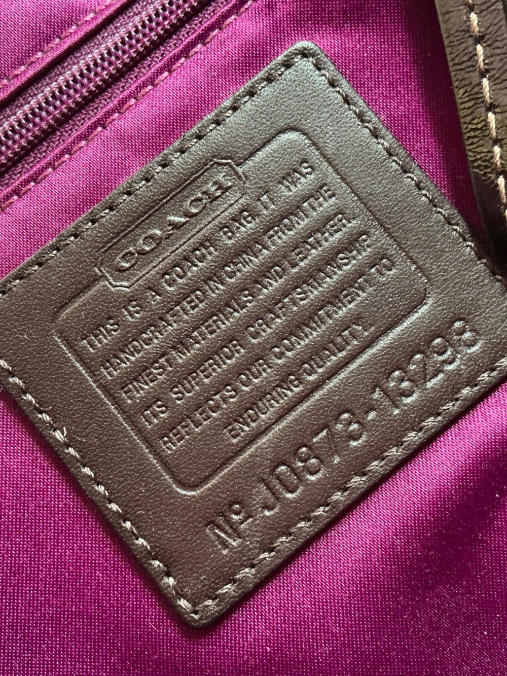 Coach Carly Monogram Satchel Bag Tote New With Tags Coach - Picture 6 of 11